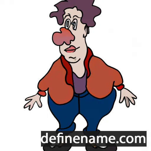 cartoon of the name Hansbert