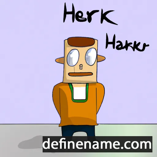 Hárekr cartoon