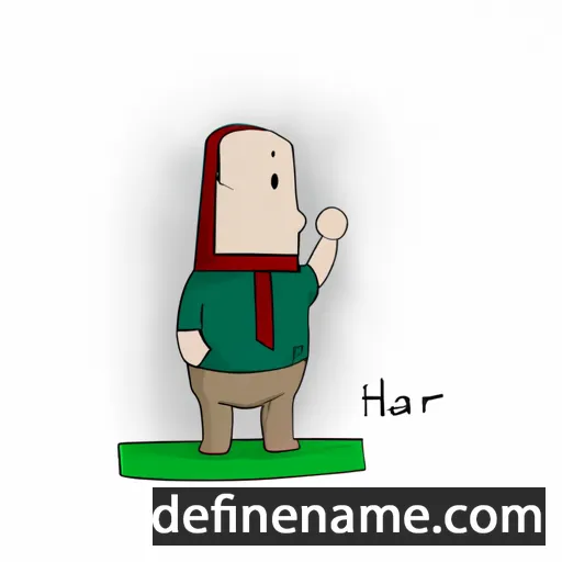 Hárri cartoon