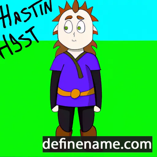 Hástæinn cartoon