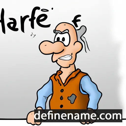 cartoon of the name Härlef