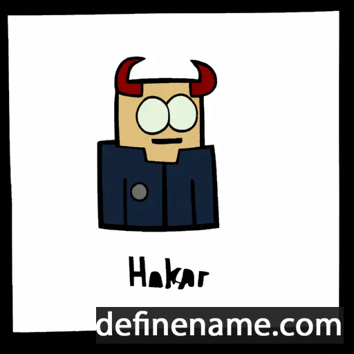 cartoon of the name Härlek