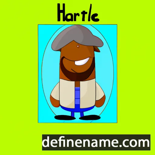 cartoon of the name Hâralte