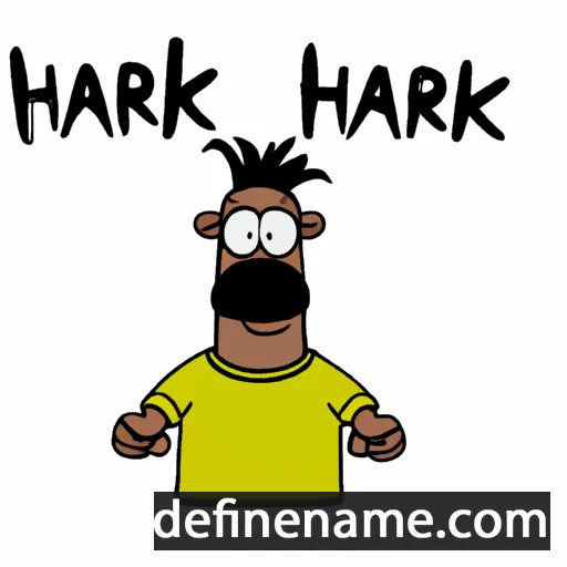 cartoon of the name Hårek