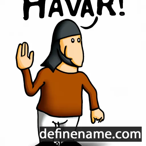 cartoon of the name Håvar