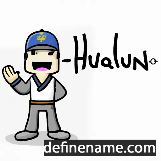 cartoon of the name Han-ul