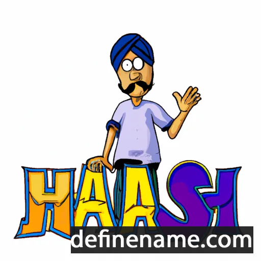 cartoon of the name Hansraj