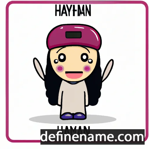 cartoon of the name Hanyani