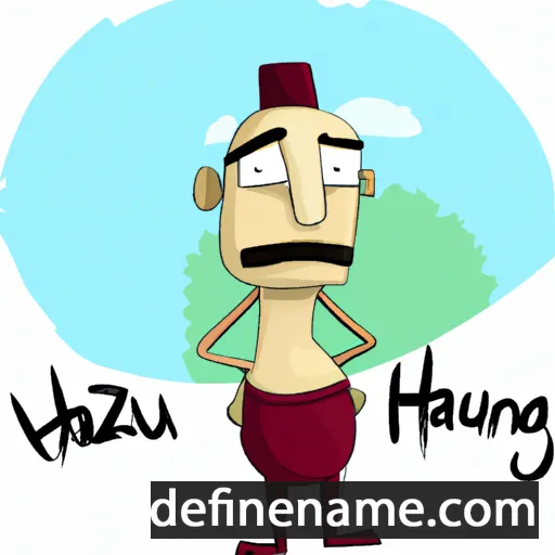 cartoon of the name Hanzuł