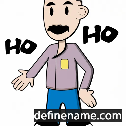 cartoon of the name Hao