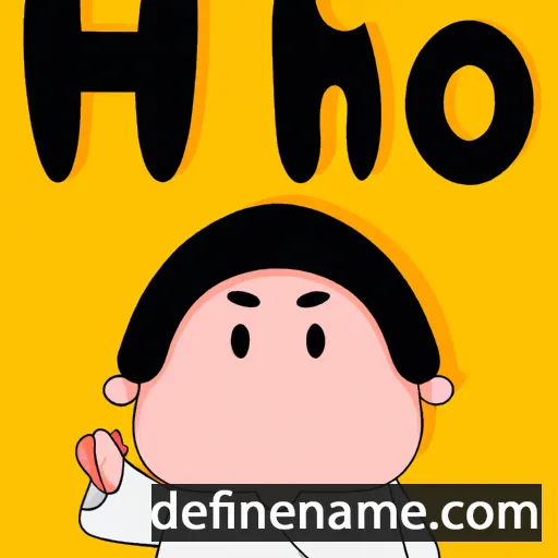 cartoon of the name Haoai