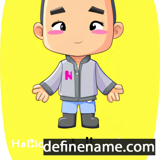 cartoon of the name Haoli