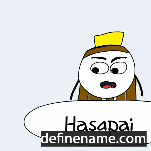 cartoon of the name Hapsah