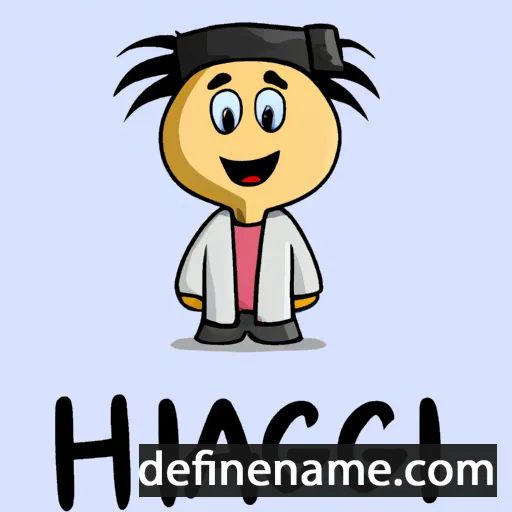 cartoon of the name Haqqi