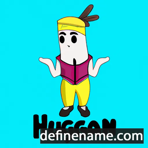 cartoon of the name Haquin