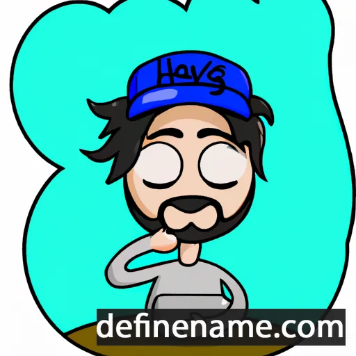 cartoon of the name Haqvin