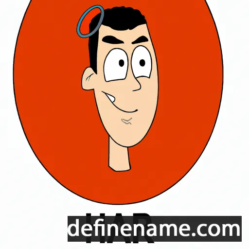 cartoon of the name Har