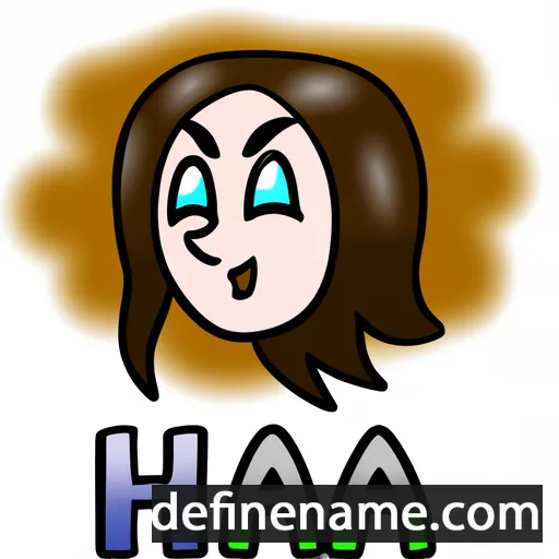 cartoon of the name Hara