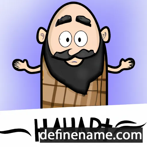 cartoon of the name Harailt