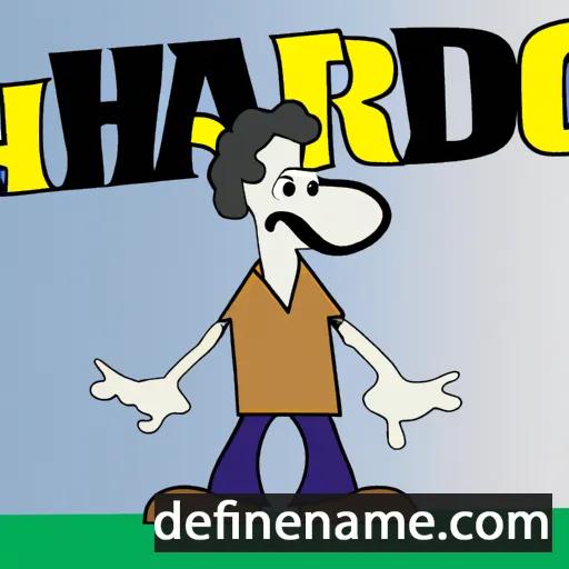 cartoon of the name Haraldo