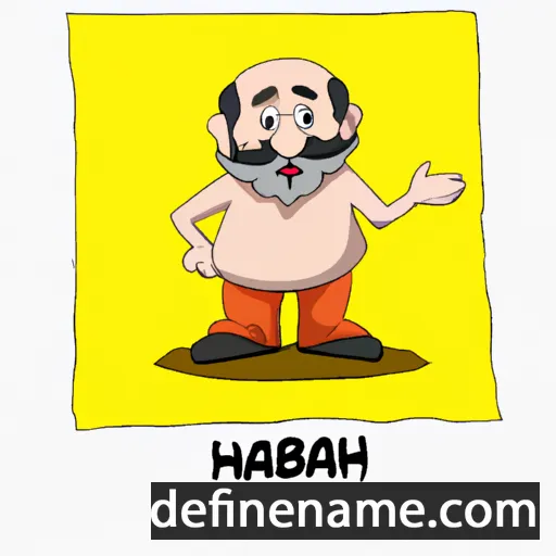 cartoon of the name Harbaani