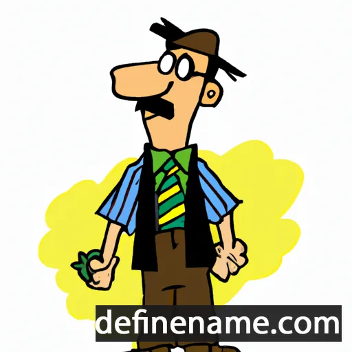 cartoon of the name Harbert