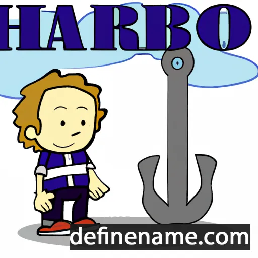 Harbor cartoon