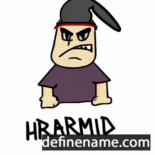 cartoon of the name Hardgrim