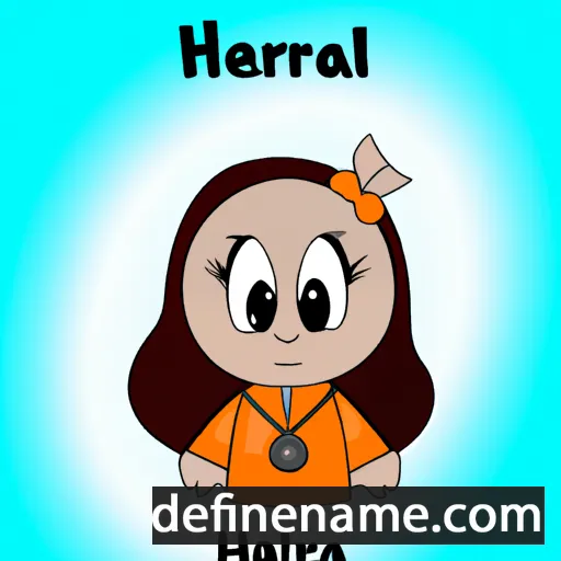 cartoon of the name Harela