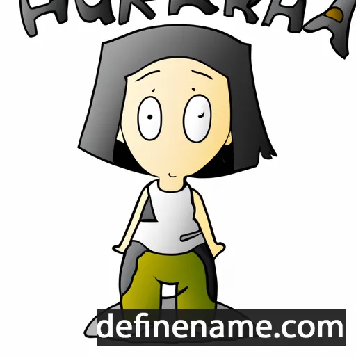 cartoon of the name Hareruia