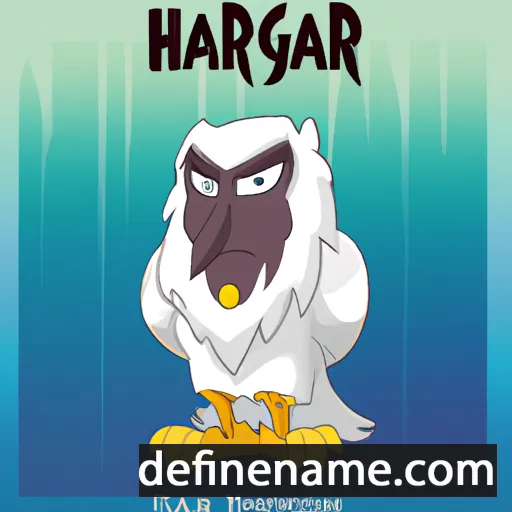 cartoon of the name Harfang