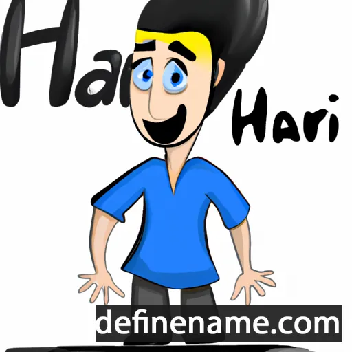 cartoon of the name Hari