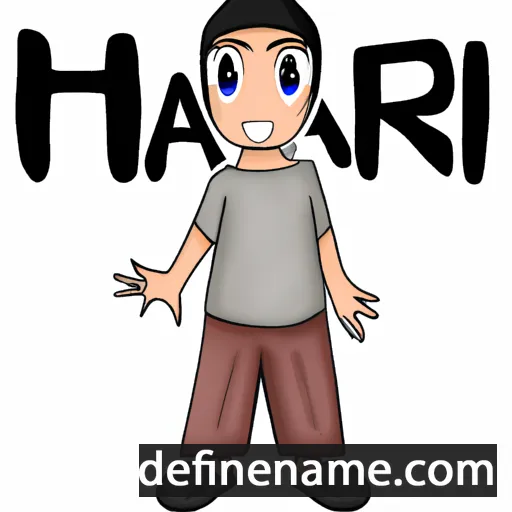 cartoon of the name Hari