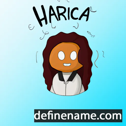 cartoon of the name Hariclea