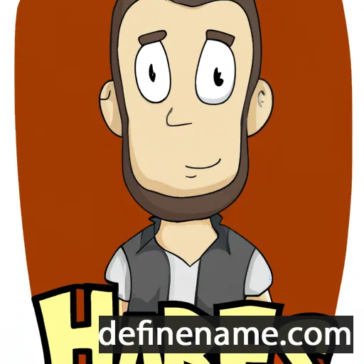 cartoon of the name Haries