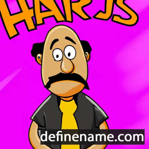 cartoon of the name Harijs