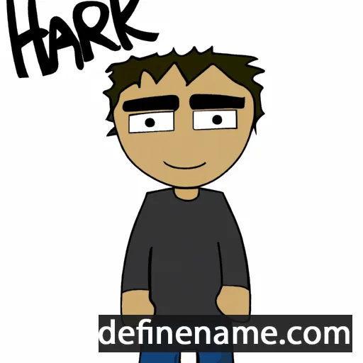 cartoon of the name Harik