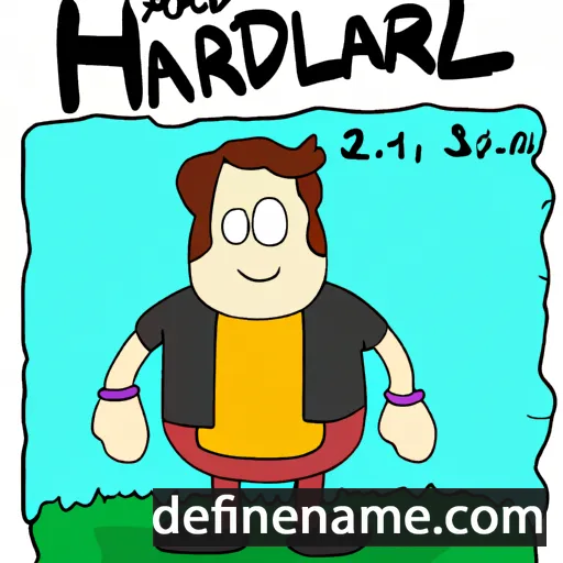 cartoon of the name Hariland