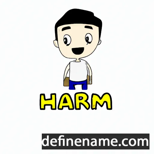 cartoon of the name Harim