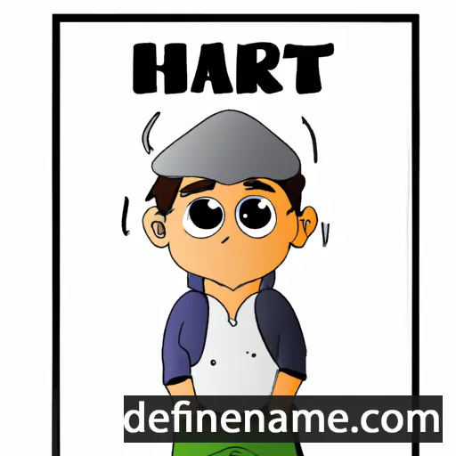 cartoon of the name Harit