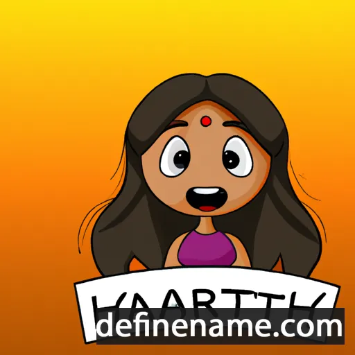 cartoon of the name Haritha