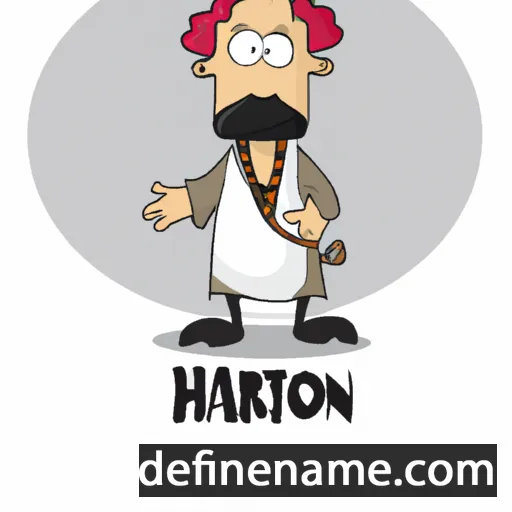 cartoon of the name Hariton