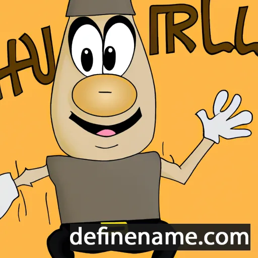 cartoon of the name Hariulf