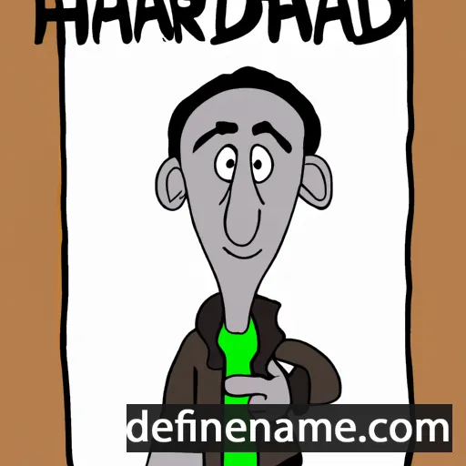 cartoon of the name Hariward