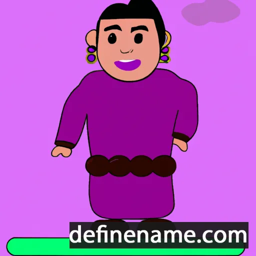 cartoon of the name Harjo