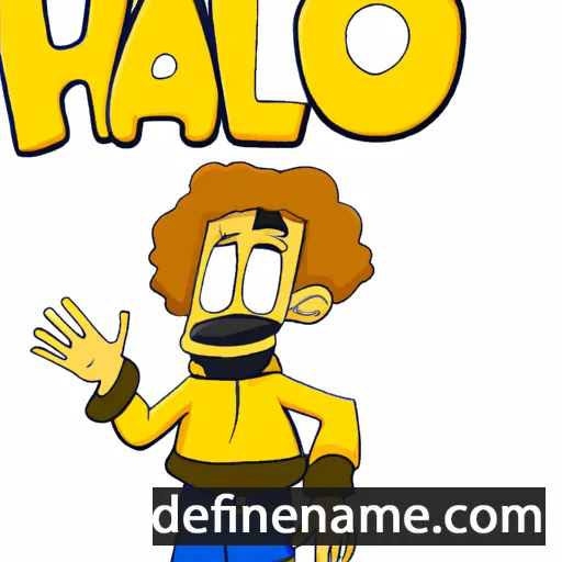 cartoon of the name Harlo