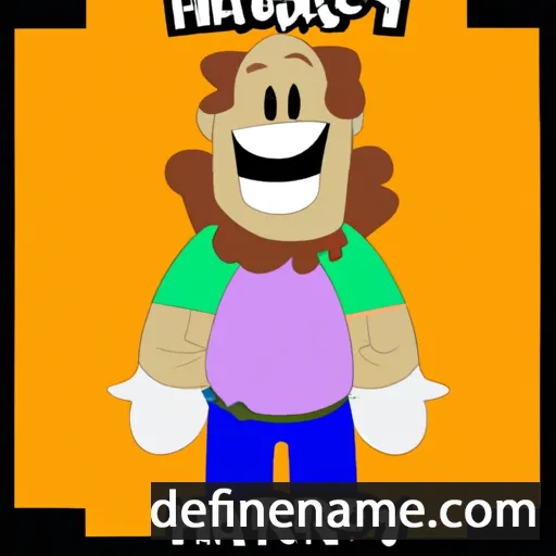 cartoon of the name Harly