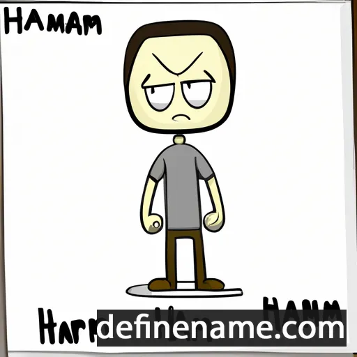 cartoon of the name Harm