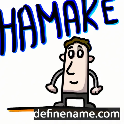 cartoon of the name Harmike