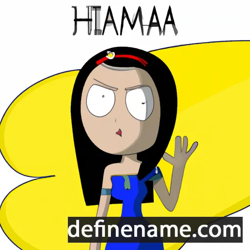 cartoon of the name Harmina